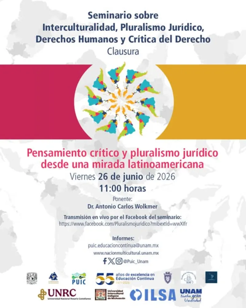 Seminario sobre Interculturalidad, Pluralismo Jurídico, Derechos Humanos y Crítica del Derecho. Clausura.