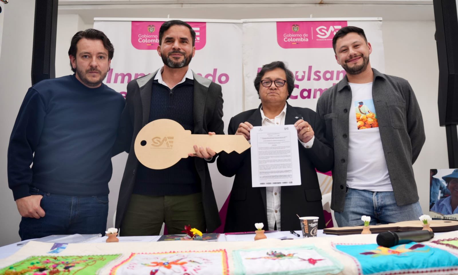 Acto oficial de entrega de inmuebles de la SAE a ILSA y organizaciones aliadas 1
